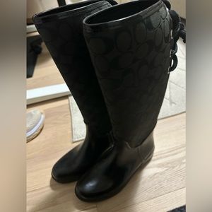 Coach | rain boots | sz8
